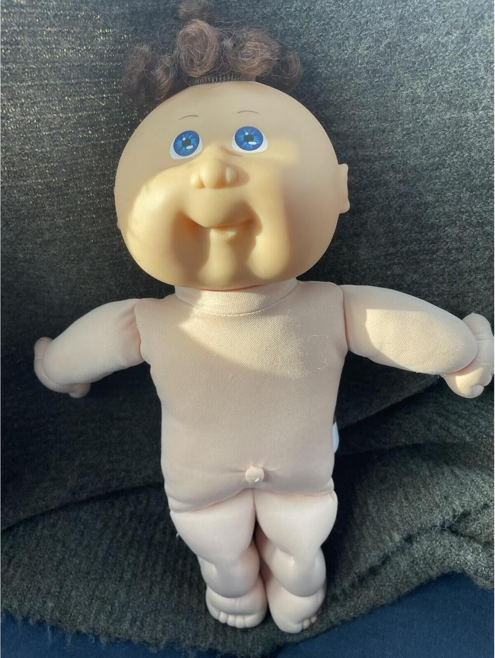 cabbage patch dolls vintage 1988, Brown Tuft With Blue Eyes [COPY]